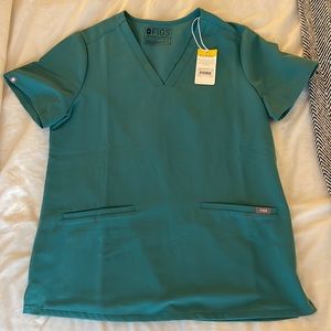 Figs Marine Casma M Scrub Top